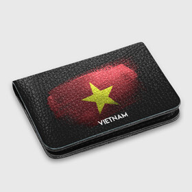 Картхолдер с принтом с принтом VIETNAM(Вьетнам) в Курске, натуральная матовая кожа | размер 7,3 х 10 см; кардхолдер имеет 4 кармана для карт; | urban | vietnam | город | мир | путешествие | символика | страны | флаг