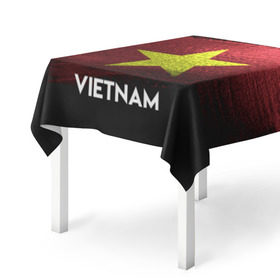 Скатерть 3D с принтом VIETNAM(Вьетнам) в Курске, 100% полиэстер (ткань не мнется и не растягивается) | Размер: 150*150 см | urban | vietnam | город | мир | путешествие | символика | страны | флаг
