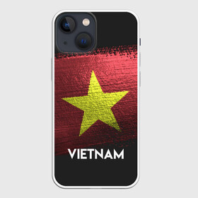 Чехол для iPhone 13 mini с принтом VIETNAM(Вьетнам) в Курске,  |  | Тематика изображения на принте: urban | vietnam | город | мир | путешествие | символика | страны | флаг