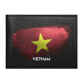 Обложка для студенческого билета с принтом VIETNAM(Вьетнам) в Курске, натуральная кожа | Размер: 11*8 см; Печать на всей внешней стороне | Тематика изображения на принте: urban | vietnam | город | мир | путешествие | символика | страны | флаг