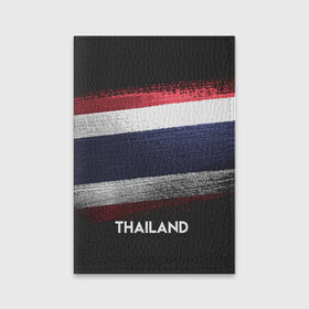 Обложка для паспорта матовая кожа с принтом Тайланд(Thailand) в Курске, натуральная матовая кожа | размер 19,3 х 13,7 см; прозрачные пластиковые крепления | Тематика изображения на принте: thailand | urban | город | мир | путешествие | символика | страны | таиланд | флаг