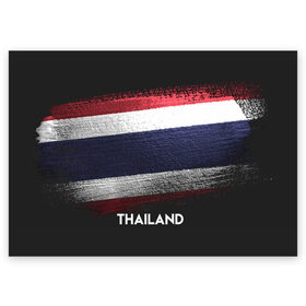 Поздравительная открытка с принтом Тайланд(Thailand) в Курске, 100% бумага | плотность бумаги 280 г/м2, матовая, на обратной стороне линовка и место для марки
 | thailand | urban | город | мир | путешествие | символика | страны | таиланд | флаг