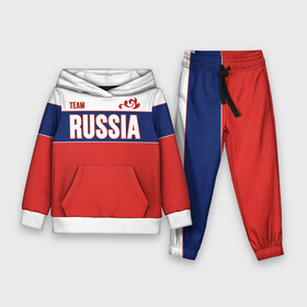 Детский костюм 3D (с толстовкой) с принтом Team Russia в Курске,  |  | community | country | moscow | ornament | pattern | russia | russian | sport | style | team | комюнити | москва | надпись | орнамент | россия | русская | русский | спорт | стиль | страна | узор