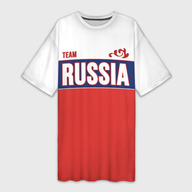 Платье-футболка 3D с принтом Team Russia в Курске,  |  | community | country | moscow | ornament | pattern | russia | russian | sport | style | team | комюнити | москва | надпись | орнамент | россия | русская | русский | спорт | стиль | страна | узор