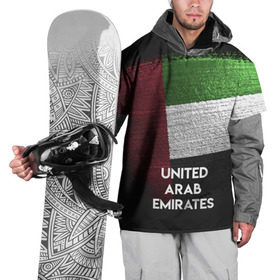 Накидка на куртку 3D с принтом Арабские Эмираты в Курске, 100% полиэстер |  | urban | город | мир | путешествие | символика | страны | флаг