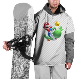 Накидка на куртку 3D с принтом Mario в Курске, 100% полиэстер |  | 