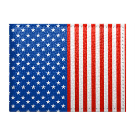 Обложка для студенческого билета с принтом Американский Флаг в Курске, натуральная кожа | Размер: 11*8 см; Печать на всей внешней стороне | Тематика изображения на принте: америка | вашингтон | звезды | патриот | сша | трамп | триколор