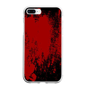 Чехол для iPhone 7Plus/8 Plus матовый с принтом Red blood в Курске, Силикон | Область печати: задняя сторона чехла, без боковых панелей | halloween | брызги красок | брызги крови | картина кровью | красные пятна | кровавая абстракция | кровавые пятна | кровь | пятна краски