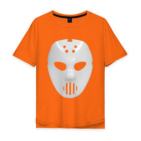 Мужская футболка хлопок Oversize с принтом Маска Angerfist в Курске, 100% хлопок | свободный крой, круглый ворот, “спинка” длиннее передней части | angerfist | gabba | gabber | hardcore | mask | music | rave | габбер | маска | музыка | рейв | рэйв