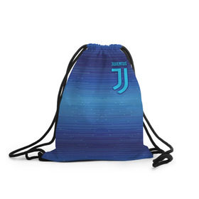 Рюкзак-мешок 3D с принтом Juventus new uniform в Курске, 100% полиэстер | плотность ткани — 200 г/м2, размер — 35 х 45 см; лямки — толстые шнурки, застежка на шнуровке, без карманов и подкладки | Тематика изображения на принте: club | football | juventus | белый | италия | клуб | форма | черный | ювентус