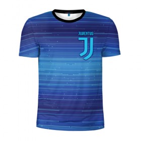 Мужская футболка 3D спортивная с принтом Juventus new uniform в Курске, 100% полиэстер с улучшенными характеристиками | приталенный силуэт, круглая горловина, широкие плечи, сужается к линии бедра | club | football | juventus | белый | италия | клуб | форма | черный | ювентус