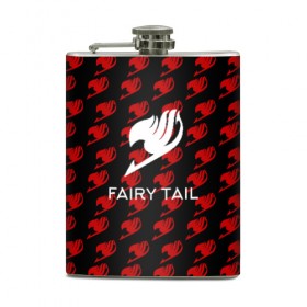 Фляга с принтом Fairy Tail в Курске, металлический корпус | емкость 0,22 л, размер 125 х 94 мм. Виниловая наклейка запечатывается полностью | anime | fairy tail | аниме | сёнэн | хвост феи