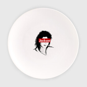 Тарелка с принтом Michael Jackson в Курске, фарфор | диаметр - 210 мм
диаметр для нанесения принта - 120 мм | jackson | michael | джексон | майкл