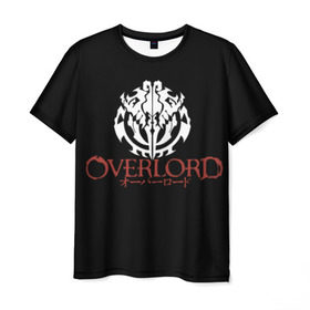 Мужская футболка 3D с принтом Overlord в Курске, 100% полиэфир | прямой крой, круглый вырез горловины, длина до линии бедер | albedo | momonga | overlord | shalltear | айнц ул гон | айнц ул гоун | альбедо | лорд момон | момон | момонга | назарик | оверлорд | повелитель | шалтир