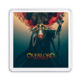 Магнит 55*55 с принтом Momonga Overlord в Курске, Пластик | Размер: 65*65 мм; Размер печати: 55*55 мм | albedo | momonga | overlord | shalltear | айнц ул гон | айнц ул гоун | альбедо | лорд момон | момон | момонга | назарик | оверлорд | повелитель | шалтир