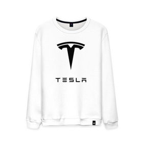 Мужской свитшот хлопок с принтом TESLA в Курске, 100% хлопок |  | brand | car | elon mask | tesla | авто | бренд | илон | илон маск | маск | машина | тесла | электрокар