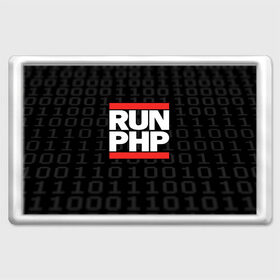 Магнит 45*70 с принтом Run PHP в Курске, Пластик | Размер: 78*52 мм; Размер печати: 70*45 | Тематика изображения на принте: admin | administrator | calm | code | coder | coding | dmc | engineer | job | keep | php | programmer | run | администратор | айти | инженер | код | кодинг | программа | программист | профессия | сисадмин