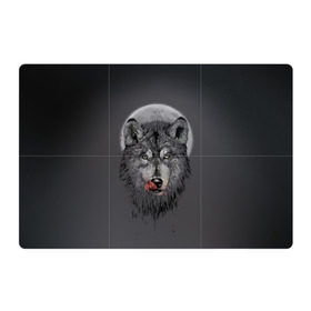 Магнитный плакат 3Х2 с принтом Волк Облизывается в Курске, Полимерный материал с магнитным слоем | 6 деталей размером 9*9 см | forest | grey | moon | werewolf | werewolfs | white | wolf | wolfs | белый | волк | волки | волчата | волченок | волчица | волчицы | лес | луна | оборотень | оборотни | серый | язык