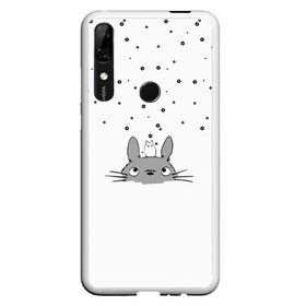 Чехол для Honor P Smart Z с принтом Totoro The Rain в Курске, Силикон | Область печати: задняя сторона чехла, без боковых панелей | аниме | дождь | тоторо