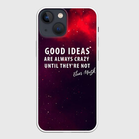 Чехол для iPhone 13 mini с принтом Elon Reeve Musk в Курске,  |  | dragon | elon reeve musk | falcon | falcon heavy | nasa | paypal | solarcity | spacex | tesla | tess | астрономия | илон маск | космос | наука