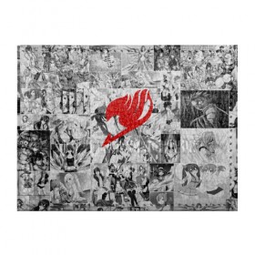 Обложка для студенческого билета с принтом Fairy Tail в Курске, натуральная кожа | Размер: 11*8 см; Печать на всей внешней стороне | anime | fairy tail | аниме | сёнэн | хвост феи