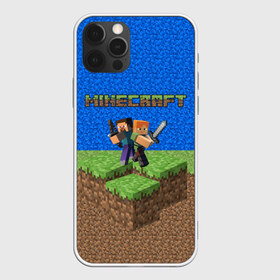 Чехол для iPhone 12 Pro Max с принтом MINECRAFT в Курске, Силикон |  | game | logo | minecraft | pattern | арт | игры | логотип | пиксели