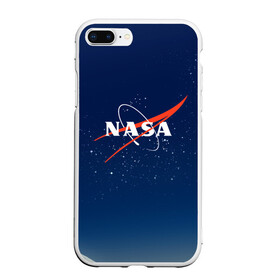 Чехол для iPhone 7Plus/8 Plus матовый с принтом NASA в Курске, Силикон | Область печати: задняя сторона чехла, без боковых панелей | galaxy | man | nasa | planet | planets | space | spaceman | star | stars | univerce | астронавт | вселенная | галактика | галактики | звезда | звезды | космонавт | космонавты | космос | луна | наса | планета | планеты