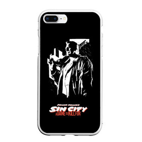 Чехол для iPhone 7Plus/8 Plus матовый с принтом Frank Millers Sin City в Курске, Силикон | Область печати: задняя сторона чехла, без боковых панелей | ava lord | big damn | marv | nancy | nancy callahan | sin city | город греха | город грехов | марв | миллер | роберт | родригес | син сити | фрэнк