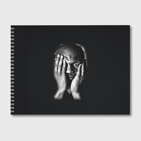 Альбом для рисования с принтом Майк Тайсон в Курске, 100% бумага
 | матовая бумага, плотность 200 мг. | Тематика изображения на принте: бокс | боксер | знаменитости | спорт | стиль | тайсон | тренд
