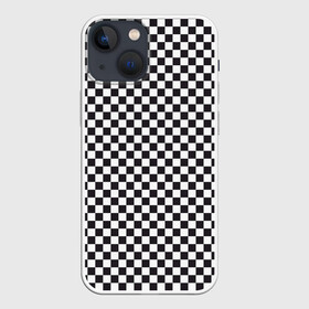 Чехол для iPhone 13 mini с принтом Checkerboard в Курске,  |  | белая | бойчик | вдудь | дудь | иванов | клетка. ячейка | кубики | орнамент | френдзона | чача | чёрная | шахматная. доска | шашечки