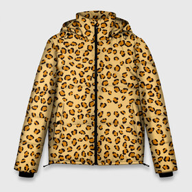 Мужская зимняя куртка 3D с принтом Окрас леопарда в Курске, верх — 100% полиэстер; подкладка — 100% полиэстер; утеплитель — 100% полиэстер | длина ниже бедра, свободный силуэт Оверсайз. Есть воротник-стойка, отстегивающийся капюшон и ветрозащитная планка. 

Боковые карманы с листочкой на кнопках и внутренний карман на молнии. | 