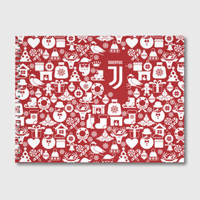 Альбом для рисования с принтом Juventus Новогодний в Курске, 100% бумага
 | матовая бумага, плотность 200 мг. | Тематика изображения на принте: club | football | juventus | белый | италия | клуб | форма | черный | ювентус