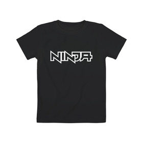 Детская футболка хлопок с принтом Tyler ninjasHyper в Курске, 100% хлопок | круглый вырез горловины, полуприлегающий силуэт, длина до линии бедер | 