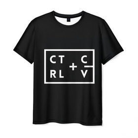 Мужская футболка 3D с принтом Ctrl-c,Ctrl-v Программирование в Курске, 100% полиэфир | прямой крой, круглый вырез горловины, длина до линии бедер | c | c++ и objective c | cntr v | cntrl | code | habr | java | javascript | php | programming | python | ruby | stackoverflow | this | дизайнеры | как | кодим | можем