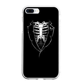 Чехол для iPhone 7Plus/8 Plus матовый с принтом Скелет в Курске, Силикон | Область печати: задняя сторона чехла, без боковых панелей | deadman | death | halloween | ribs | skeleton | мертвец | ребра | скелет | хеллоуин | хэллоуин