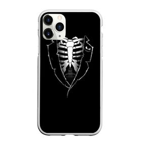 Чехол для iPhone 11 Pro Max матовый с принтом Скелет в Курске, Силикон |  | deadman | death | halloween | ribs | skeleton | мертвец | ребра | скелет | хеллоуин | хэллоуин