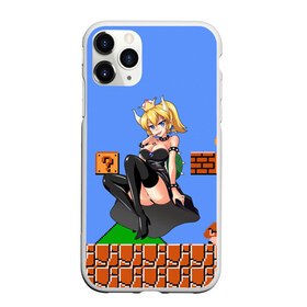 Чехол для iPhone 11 Pro матовый с принтом Bowsette в Курске, Силикон |  | bowser | bowsette | bros | luigi | mario | nintendo | super | боузер | боузетта | купа | луиджи | марио | супер