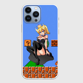 Чехол для iPhone 13 Pro Max с принтом Bowsette в Курске,  |  | bowser | bowsette | bros | luigi | mario | nintendo | super | боузер | боузетта | купа | луиджи | марио | супер