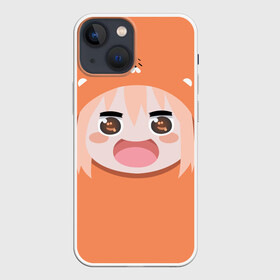 Чехол для iPhone 13 mini с принтом Мордочка Умару в Курске,  |  | himouto umaru chan | komaru | my two faced little sister | tanukichi | u.m.r. | umaru doma | двуличная сестренка умару | сестренка умару | умару | умару дома