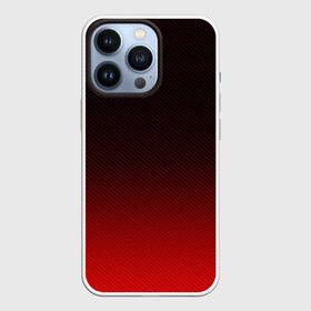 Чехол для iPhone 13 Pro с принтом RED CARBON в Курске,  |  | Тематика изображения на принте: 3d | carbon | geometry | metal | texture | геометрия | градиент | карбон | металл | паттерн | текстура