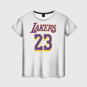 Женская футболка 3D с принтом James 18-19 third LA Lakers в Курске, 100% полиэфир ( синтетическое хлопкоподобное полотно) | прямой крой, круглый вырез горловины, длина до линии бедер | angeles | james | lakers | lebron | los | nba | usa | анджелес | джеймс | леброн | лейкерс | лос | нба | сша