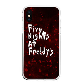 Чехол для iPhone XS Max матовый с принтом Five Nights at Freddy’s в Курске, Силикон | Область печати: задняя сторона чехла, без боковых панелей | bear | five | five nights at freddys | fnaf | freddy | game | games | halloween | horror | nights | жуть | зубы | игра | игры | медведь | медвежонок | мишка | ночей | пять | ужастик | ужасы | фнаф | фредди | хэллоуин