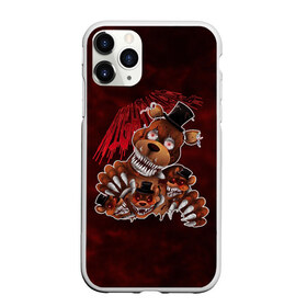 Чехол для iPhone 11 Pro матовый с принтом Five Nights at Freddy’s в Курске, Силикон |  | bear | five | five nights at freddys | fnaf | freddy | game | games | halloween | horror | nights | жуть | зубы | игра | игры | медведь | медвежонок | мишка | ночей | пять | ужастик | ужасы | фнаф | фредди | хэллоуин