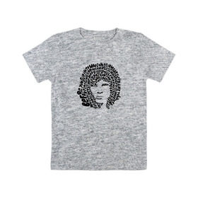 Детская футболка хлопок с принтом Jim Morrison в Курске, 100% хлопок | круглый вырез горловины, полуприлегающий силуэт, длина до линии бедер | Тематика изображения на принте: jim morrison | the cristal ship | the doors | джим моррисон | доорз