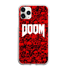 Чехол для iPhone 11 Pro матовый с принтом DOOM в Курске, Силикон |  | Тематика изображения на принте: devil | doom | hell | mark of the doom slayer | slayer | ад | гарнил | дум | знаки | иероглифы | компьютерные игры 2019 | преисподняя | символ | солдат