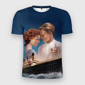 Мужская футболка 3D спортивная с принтом Титаник в Курске, 100% полиэстер с улучшенными характеристиками | приталенный силуэт, круглая горловина, широкие плечи, сужается к линии бедра | Тематика изображения на принте: 