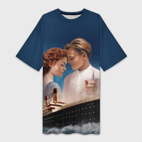 Платье-футболка 3D с принтом Титаник в Курске,  |  | 