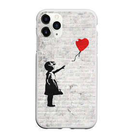 Чехол для iPhone 11 Pro Max матовый с принтом Бэнкси Девочка с Шаром в Курске, Силикон |  | art | balloon | banksy | culture | girl | graffity | heart | hearts | red | арт | бэнкси | граффити | девочка | девочка с шаром | красный | красным | культура | сердечки | сердечко | сердце | стрит | шар | шарик | шариком