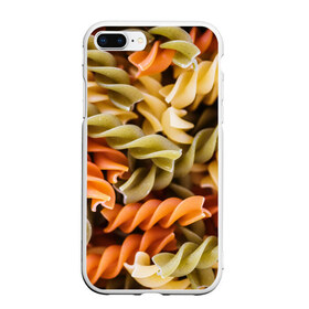 Чехол для iPhone 7Plus/8 Plus матовый с принтом Макароны Спиральки в Курске, Силикон | Область печати: задняя сторона чехла, без боковых панелей | Тематика изображения на принте: food | italy | pasta | spagetti | еда | едой | изображение | италия | картинка | макарон | макароны | макарошки | мука | мучное | паста | прикол | прикольные | спагетти | спиральки | фото | юмор