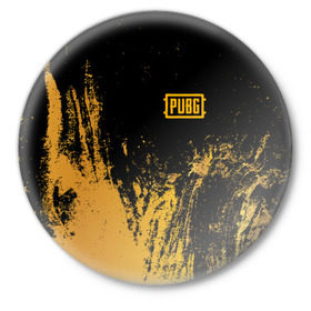Значок с принтом PUBG GAME в Курске,  металл | круглая форма, металлическая застежка в виде булавки | battlegrounds | playerunknown’s | pubg | пабг | пубг